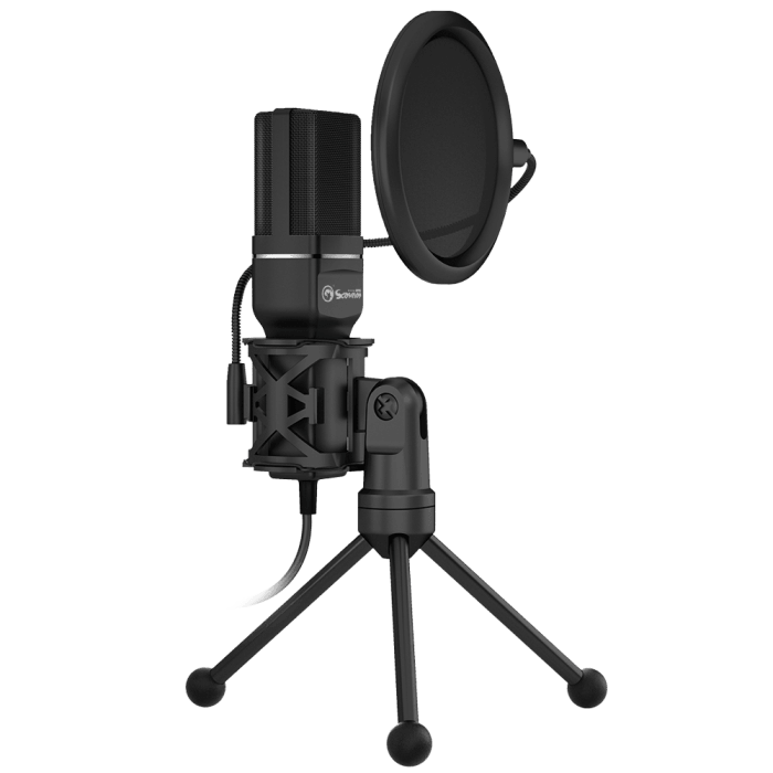 USB Powered Professional Gaming Streaming Desktop Microphone 3D MARVO Mic-03 - BESTA